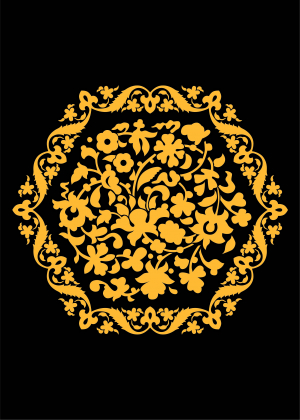 وکتور اسلیمی پنج ضلعی